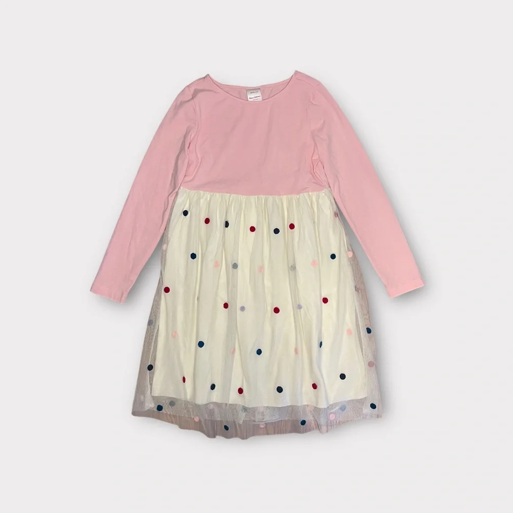 Hanna Andersson Colorful Polkadot Tulle Dress